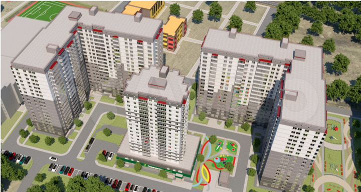 1-к. квартира, 37,7 м², 17/20 эт.