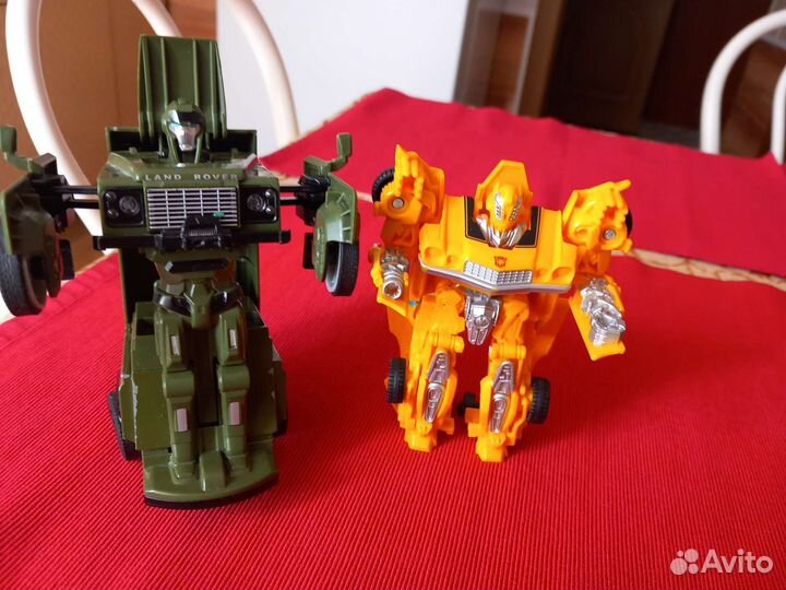 Машинки трансформеры 2 шт
