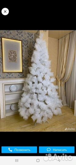 Елка искусственная 180 белая