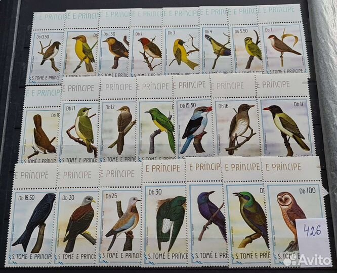 Марки, в основном **. колонии фауна Полные серии