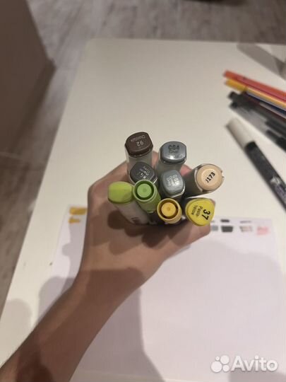 Художественные маркеры, карандаши, лайнеры