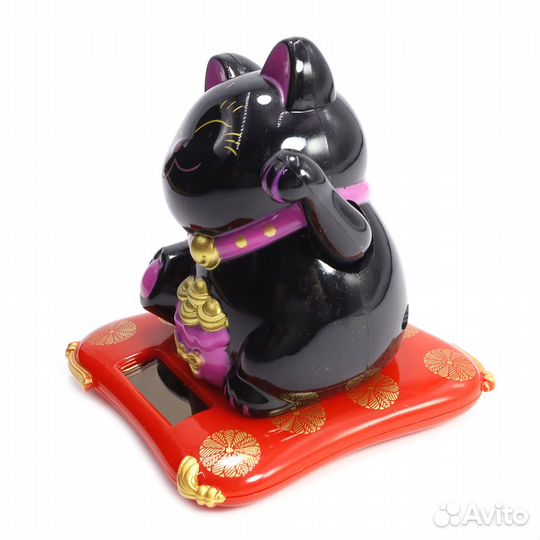 Манеки Неко Статуэтка из Пластика,7х7.5 см RU*123a