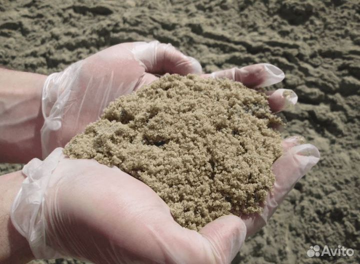 Песок: речной, мытый, карьерный. С доставкой