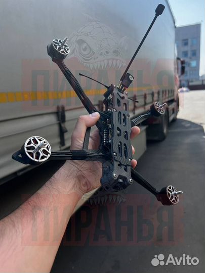 Дpoн фпв пиpaнья 7 и 10 дюймoв