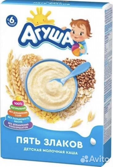 Агуша пюре овощные мясные, каши