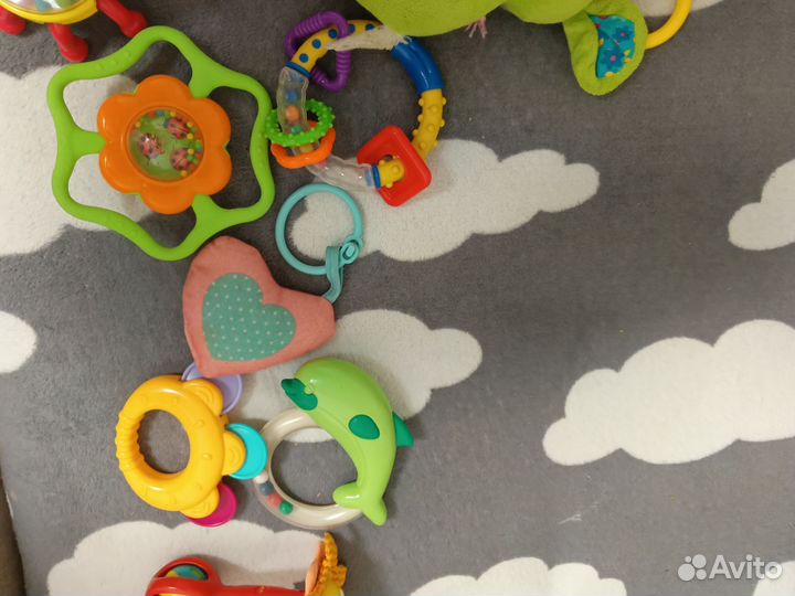 Игрушки погремушки пакетом