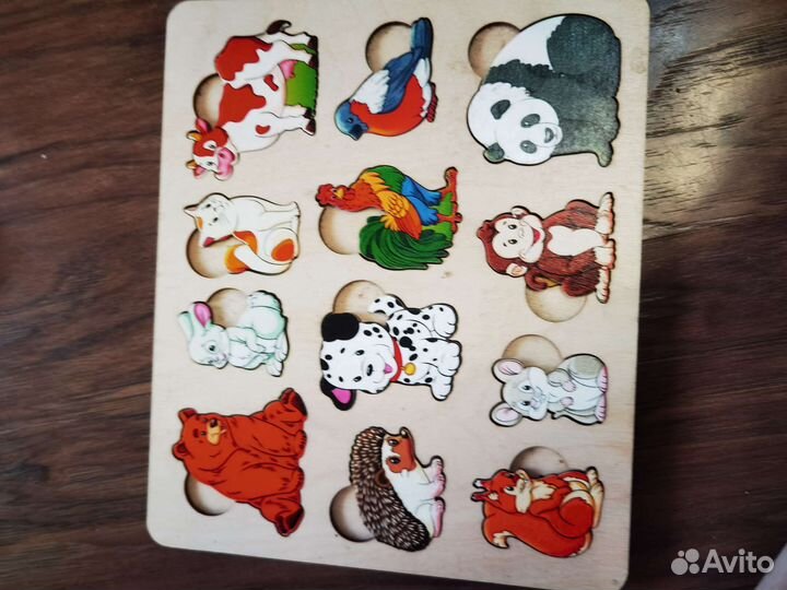 Пазл книжка Симба и кала, три поросенка