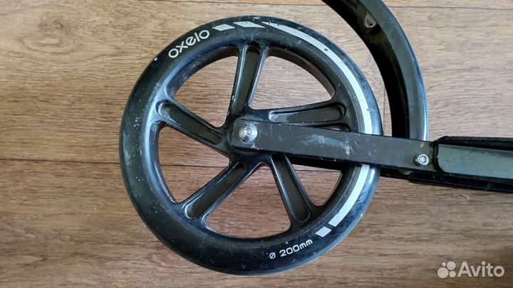 Складной самокат с большими колёсами