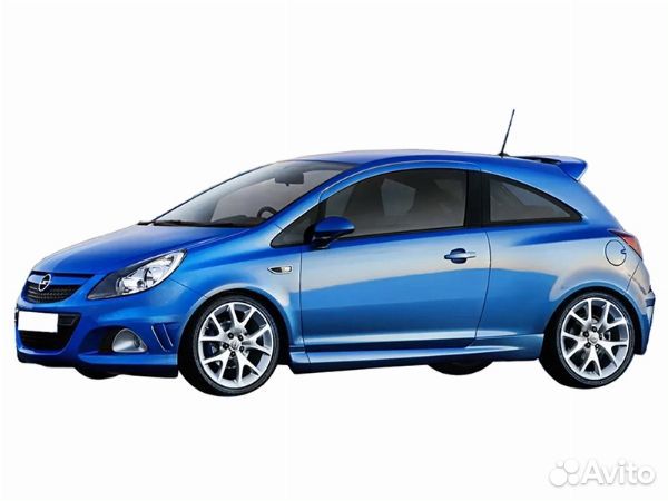 Полотно зеркала Opel Corsa 06-14 (Справа/ Обогрев/ асферическое)