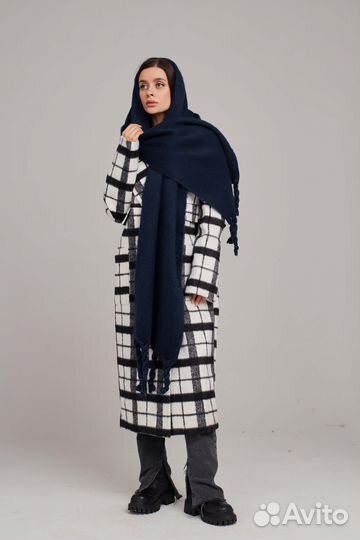 Палантин шарф женский теплый платок