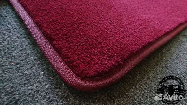 Автоковрики для газ-24-1, красные