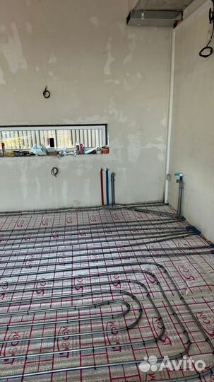 Монтаж отопления, теплого пола, проектирование