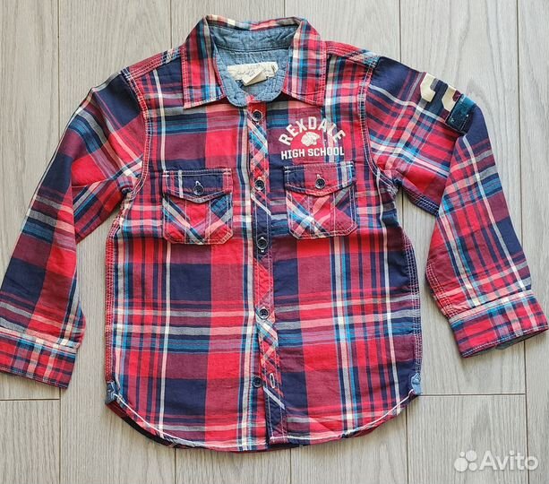 Рубашка H&M для мальчика 116