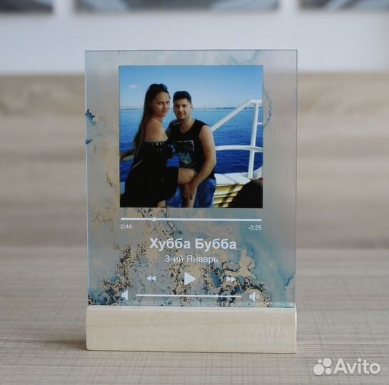 Оживающий подарок Музыка на стекле