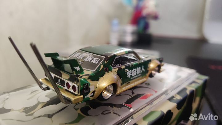 1/64 Pop Race : Skyline C210 Kaido Racer bape