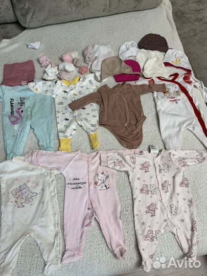 Детские вещи пакетом на девочку 50-62