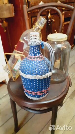 Бутыли Банки 50х годов глинянные горшки