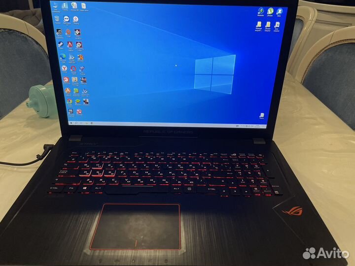 Игровой ноутбук asus ROG strix GL753V