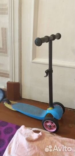 Самокат детский трехколесный бу