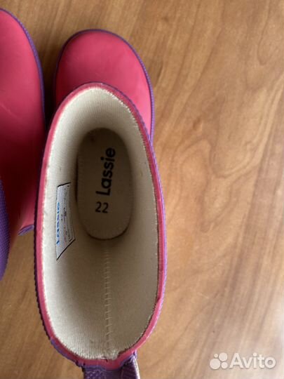 Резиновые сапоги для девочки