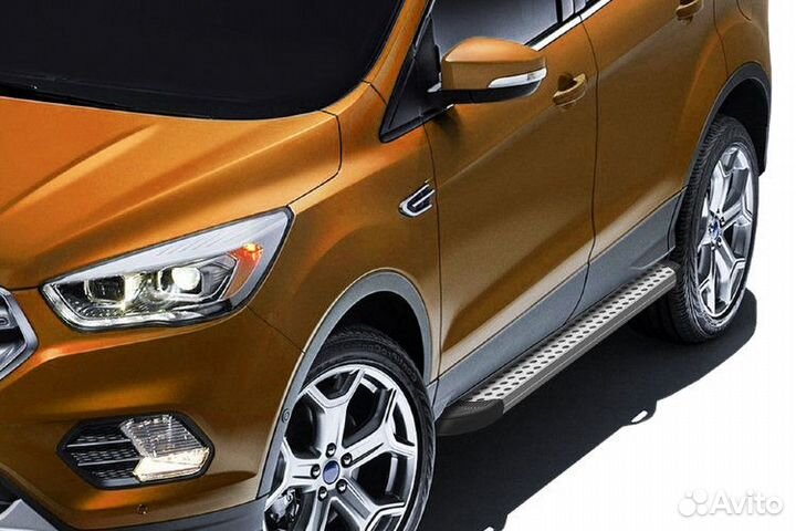 Пороги алюминиевые Ford kuga (2016)