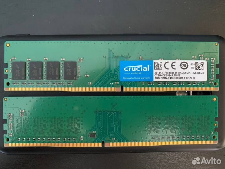 Оперативная память (озу) DDR4 16 гб (2x8 гб)