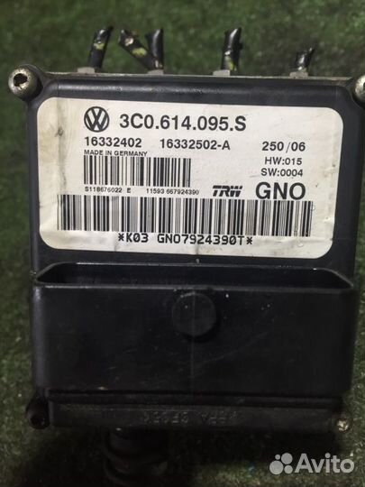 Блок abs Volkswagen Passat B6 BWA 2007