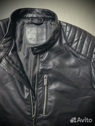 Мотокуртка кожаная