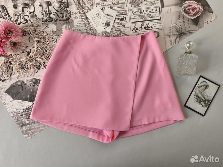 Шорты мини розовые Mollis, размер M