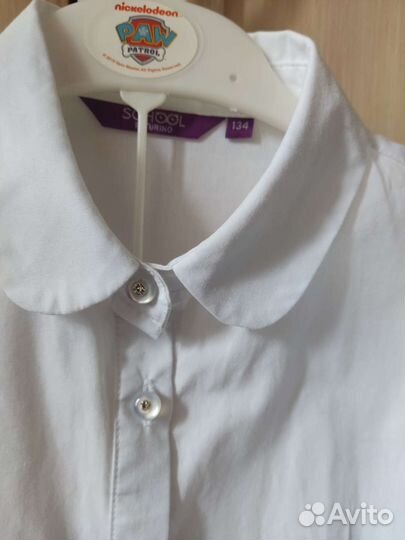 Блузка белая школьная