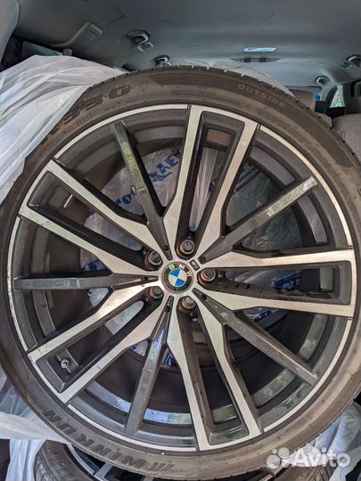 Колеса в сборе r 22 разноширокие bmw х5/х6