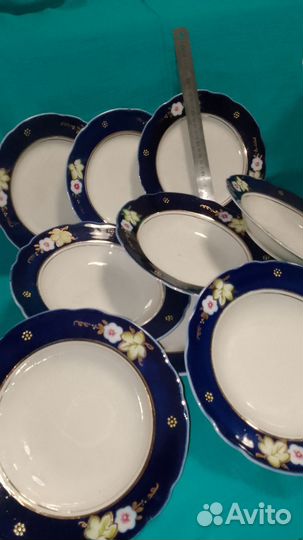 Тарелки СССР очень красивые