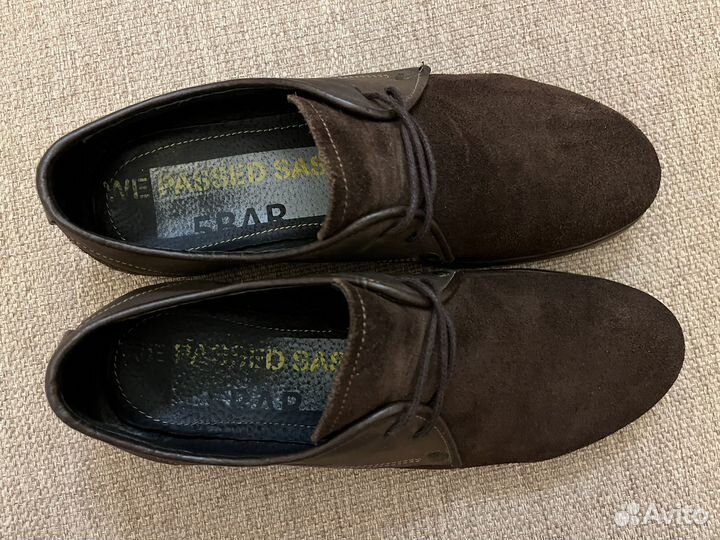 Туфли замшевые мужские