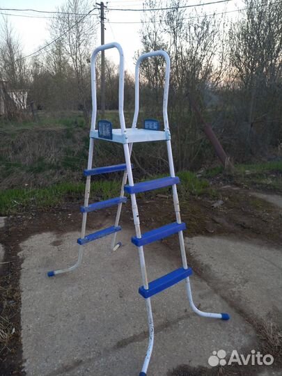 Лестница для каркасного бассейна бу