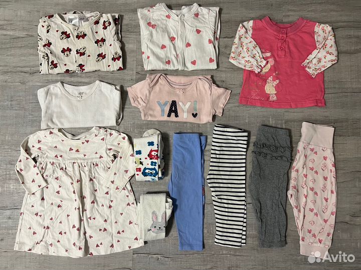 Большой пакет вещей (74) на девочку