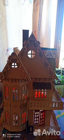 Кукольный замок с мебелью
