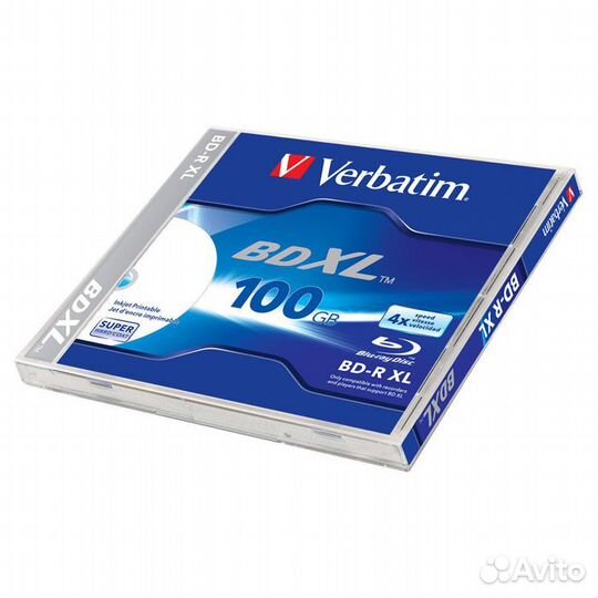 Диски Blu-ray Verbatim bdxl 100Gb Printable