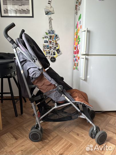 Коляска-трость maclaren quest sport charcoal mocha