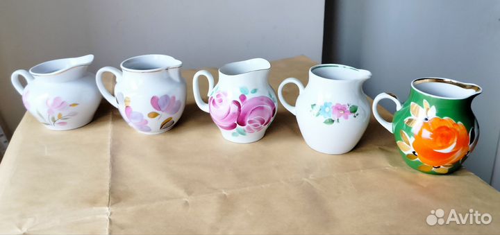 Старинный сливочник молочник соусник