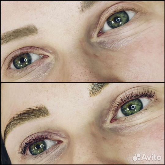 Вельвет ресниц и бровей