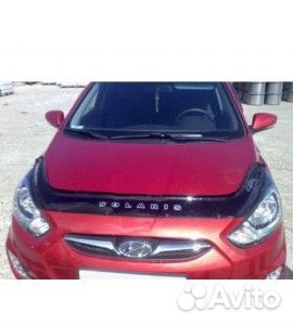 Дефлектор капота Solaris с 2010-2013 г Vip-Tuning