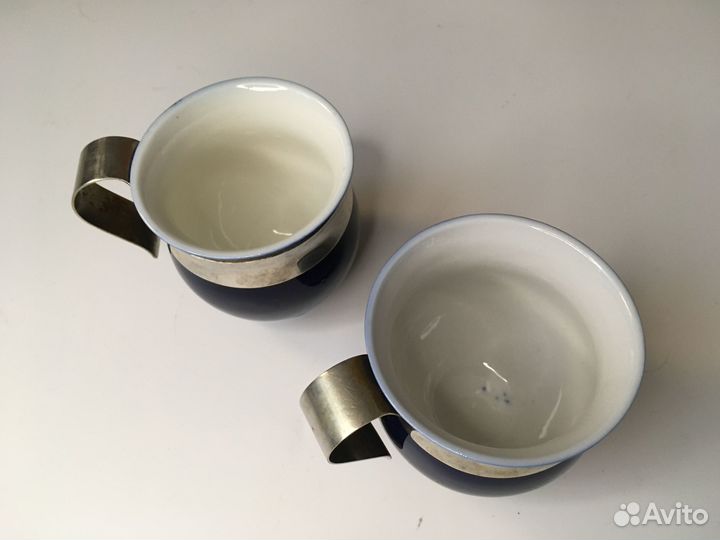 Кобальтовые кружки 2 штуки