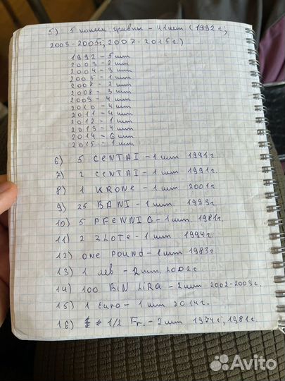 Монеты СССР, РФ, и других стран