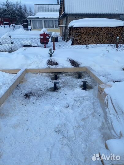 Пирс на винтовых сваях