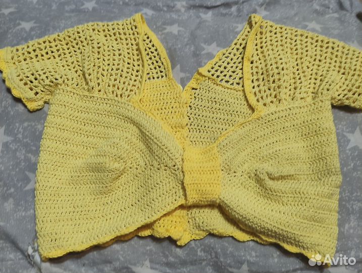 Вязанный топ