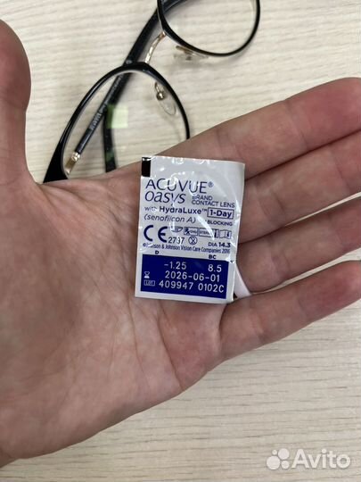 Линзы контактные Acuvue Oasys штучно