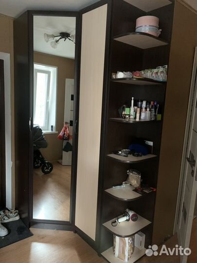 Угловой шкаф с зеркалом бу