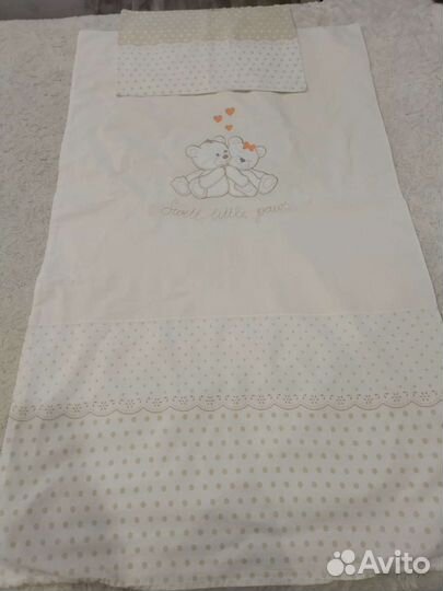 Бортики для кроватки с комплектом постельного