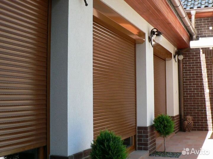 Рольставни ворота на гараж / Рольставни на ворота