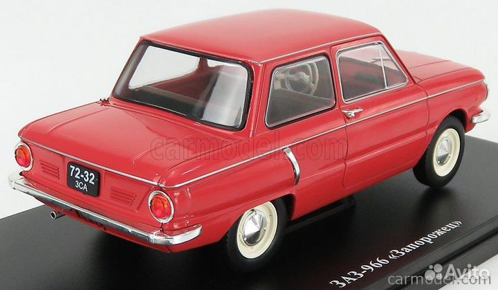 Модель заз-966 цвет коралл 1/24 Hachette